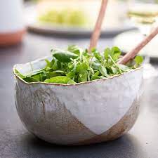 Hand Moulded Deep Salad Bowl Pottery Pottery Designs Rustic Ceramics