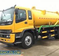 ISUZU FTR 15CBM Septic Tank Vacuum Sewage Suction Trucks ...