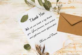 Thank you cards are the perfect way to share your gratitude with your wedding guests in a way that's timely, thoughtful, and personal. Personalized Your Own Wedding Thank You Cards
