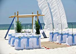 Ready For The Big Day In Gulf Shores Beach Wedding Decorations Wedding Venues Beach Wedding Decorations