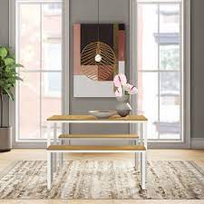 Millwood Pines Ler 4 Person Dining Set Reviews Wayfair