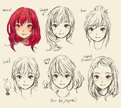 For more on drawing anime hair see. Cute Doodle Hair Style Manga Favim Com 350735 Manga Hair How To Draw Hair Anime Drawings