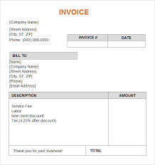 simple free invoice template word - Kleo.beachfix.co
