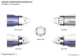 Crew dragon can carry up to seven astronauts, or a combination of astronauts and crew. Dragon V2 Mockup Spacex