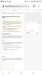 At the bottom right, select the time. Keyboard Spanish Accents