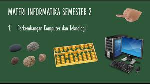 Begitu juga bila bapak dan ibu guru mengajar mata pelajaran informatika kelas 7 semester ganjil. Materi Informatika Kelas Viii Semester 2 Youtube