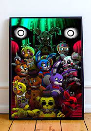 Hd wallpapers and background images. Amazon Com Fnaf Five Nights At Freddys Limited Poster Artwork Professional Wall Art Merchandise More 8x10 Posters Prints