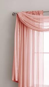 Warm Home Designs Premium Sheer Coral Pink Window Scarves Or Rod Pocket Sheer Coral Curtains Baby Pink Curtains Pink Curtains Coral Curtains