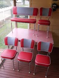 Pin By Sherryl On 1950s 60 Dining Settings Red Retro Kitchen Tables Retro Kitchen Vintage Kitchen