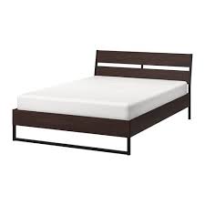 Trysil Bed Frame Dark Brown Luroy Queen Mattress Length 79 1 2 Mattress Width 59 7 8 Ikea In 2020 Ikea Bed King Size Bed Frame Ikea Bed Frames