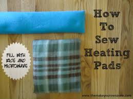 Cut fabric for your rice heating pad. How To Sew A Homemade Heating Pad