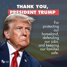 America is safer, stronger, and more secure because of President Trump's  leadership. 🇺🇸 👉 Add your name to thank him: https://p2a.co/KxGO0wo