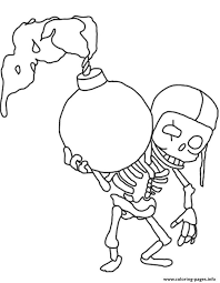 D41ad4d1e9dbe5dea31a638a612eb512 Printable Coloring Pages Free Printable Jpg 736 948 Clash Royale Para Colorear Esqueleto Dibujo Clash Royale Dibujos