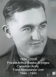 Brydges , Thomas Edwin Gunner Royal Canadian Artillery 4th Field Regiment  A/28400 Thomas Edwin Brydges was born