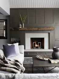 Black And White Fireplace Wall Dark Gray Fireplace And Wall Fireplace Design Interior Fireplace