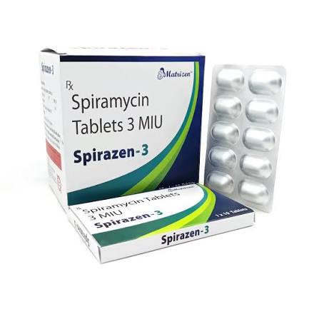 Spirazen 3 Tablet Spiramycin (3 M.I.U.) Tablets
