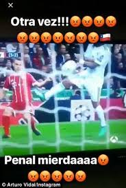 ¿arturo vidal ahora sí apoya a argentina? Sport News Arturo Vidal Rages On Social Media As Bayern Munich Are Knocked Out By Real