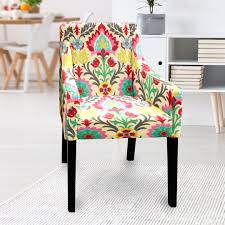 Ikea Sakarias Dining Santa Maria Desert Flower In 2020 Ikea Dining Chair Dining Chair Covers Dining Chairs