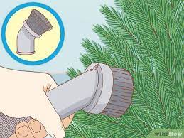 Of course cold water must be used so that the material and color are not decayed. 3 Ways To Clean An Artificial Christmas Tree Wikihow