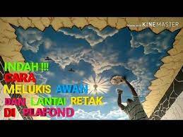 Silahkan baca artikel lukisan unik pada dinding bangunan selengkapnya di lukisan 3d di dinding. Cara Melukis Awan Di Plafond Youtube Lukisan Awan Desain Cat Dinding Lukisan
