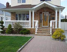 We just bought this house and i love so much about but i am stuck on the fact that it has no front door. Home Railing Design Cement New Homedsig