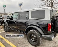 Https Www Bronco6g Com Forum Attachments Black Diamond Bronco With Steel Wheels 2 Jpg 65399 Ford Bronco Classic Ford Broncos Bronco