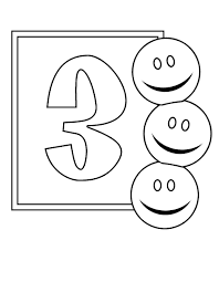 Free numbers coloring page to print and color, for kids : Number Coloring Pages Numbers 3 Printable 2021 4426 Coloring4free Coloring4free Com