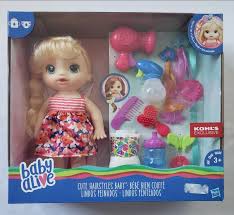 We did a name reveal of our baby alive cute hairstyles baby that we got from kohl's. Hasbro Baby Alive Cute Hairstyles Baby Blonde For Sale Online Ebay