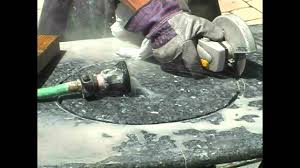 cut/polish undermount sinks on granite