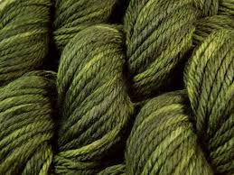 Hand Dyed Bulky Yarn Bulky Weight Superwash Merino Wool Yarn Moss Tonal Knitting Yarn Wool Yarn Bulky Yarn Olive Bulky Yarn Hand Dyeing Hand Dyed Yarn