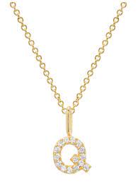 Gold Brilliant Diamond Accented Initial Stunning Pendant Chain Not Included Style 10863 10888 Brilliant Diamond Gold Diamond Accent