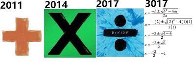 Cd vom album divide von ed sheeran. Stumbler Videos On Twitter Ed Sheeran Album Covers Over Time