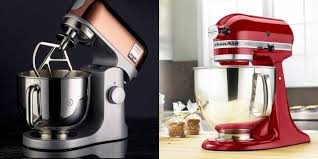 kitchenaid and kenwood stand mixers