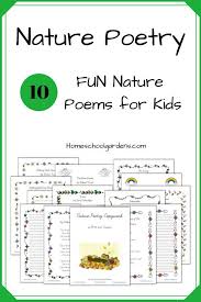 Nature Poems For Kids Copywork Nature Poems For Kids Poetry For Kids Nature Poem