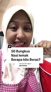 Resep Nasi Lemak Daun Pisang untuk 50 Bungkus