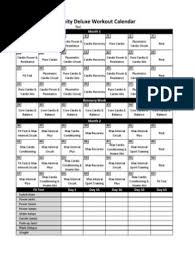 Hoping you can upload the remaining videos (abs 360, max out abs). Insanity Workout Deluxe Calendar Simple Pdf