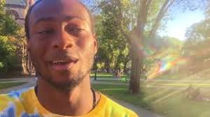 Take a stroll with Tomi through the Main Green at Brown