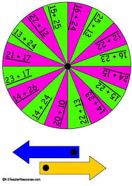Sorting, ordering and counting money. Printable Maths Games Spinners