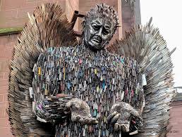 Knives out was a massive hit, grossing $312 million worldwide against a $40 million budget. Knife Angel Contemporary Sculpture Monumental Memorial Travel Junkie Girl