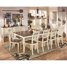 2pc Whitesburg Dining Room Side Chair Cottage White Signature Design By Ashley In 2021 Dining Room Table Set White Dining Room Sets Side Chair Dining Room