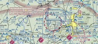 what is the thick dashed magenta line on a sectional chart