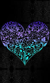 Mobile Wallpaper Up To 480 X 800 Inches Screen Size Heart Wallpaper Black Wallpaper Mobile Wallpaper