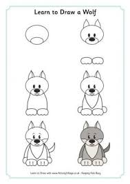 Le Loup Comment Dessiner Un Loup Mouton Dessin Et Dessin Enfant