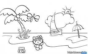 Orang yang melihat karakter ini akan sangat terkesan karena wajahnya sangat imut dan keren. 50 Gambar Sketsa Lukisan Pemandangan Alam Hitam Putih Yang Indah Halaman Mewarnai Hello Kitty Sketsa