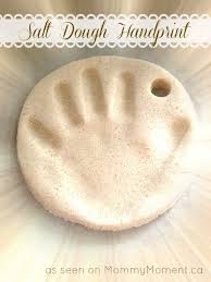 Diy Salt Dough Handprint Recipe Salt Dough Crafts Salt Dough Dough Ornaments