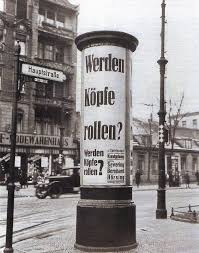 Berlin Litfasssaule November 1930 Berlin West Berlin Berlin Germany