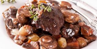 Boeuf Bourguignon A La Mijoteuse Recettes Ma Fourchette Beef Bourguignon Slow Cooker Recipes Beef Beef Recipes