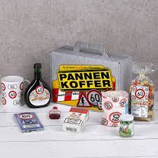 Pannen Koffer Zum 60 Geburtstag Gefullt Mit 8 Scherzgeschenken