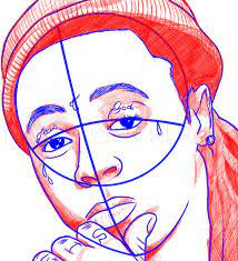 How To Draw Lil Wayne, Step By Step, Drawing Guide, By Dawn - Dragoart