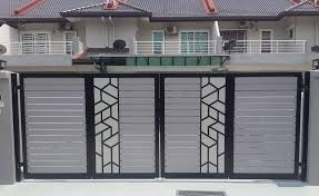 Pagar Rumah Minimalis Type 36 House Gate Design Door Gate Design Gate Designs Modern